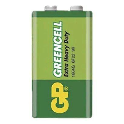 GP Zinková baterie GP Greencell 9V (6F22)