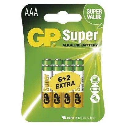 GP Alkalická baterie GP Super AAA (LR03)