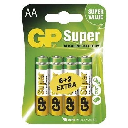 GP Alkalická baterie GP Super AA (LR6)