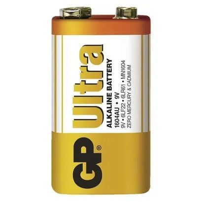 GP Alkalická baterie GP Ultra 9V (6LF22)