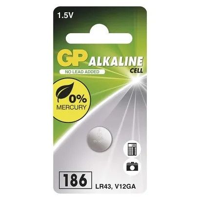 GP Alkalická knoflíková baterie GP 186F (LR43)