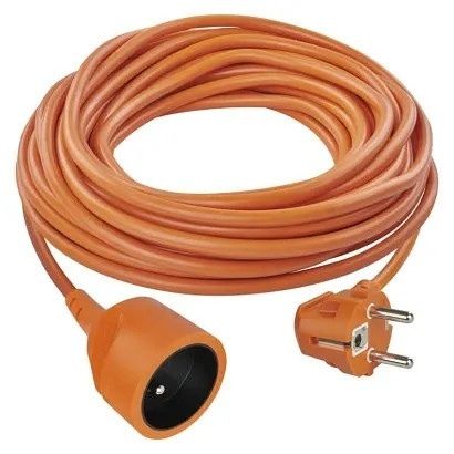 EMOS Prodlužovací kabel 25 m / 1 zásuvka / oranžový / PVC / 230 V / 1,5 mm2