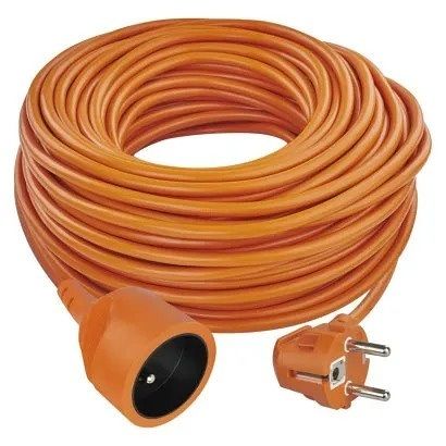 EMOS Prodlužovací kabel 40 m / 1 zásuvka / oranžový / PVC / 230 V / 1,5 mm2