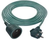 EMOS Prodlužovací kabel 5 m / 1 zásuvka / zelený / PVC / 1 mm2