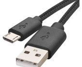 EMOS Nabíjecí a datový kabel USB-A 2.0 / micro USB-B 2.0, 2 m, černý