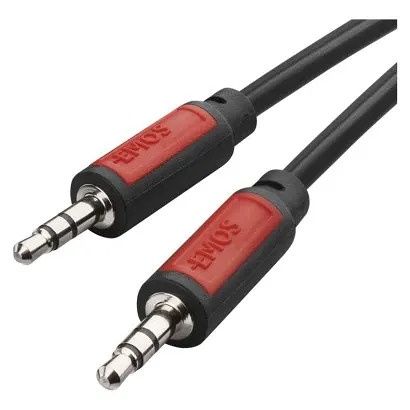 EMOS JACK kabel 3,5mm stereo, vidlice - 3,5mm vidlice 1,5m