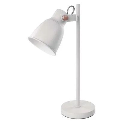 EMOS Stolní lampa JULIAN na žárovku E27, bílá