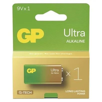 GP Alkalická baterie GP Ultra 9V (6LF22)