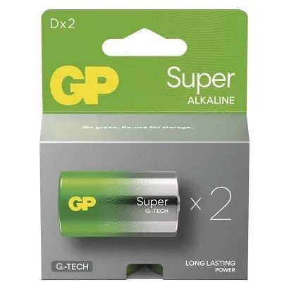 GP Alkalická baterie GP Super D (LR20)