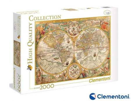 Clementoni - Puzzle 2000 Mapa Antic