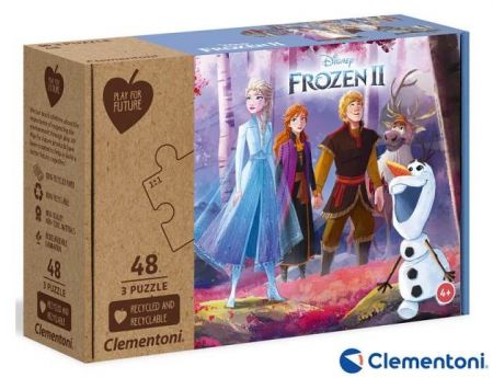 Clementoni - Puzzle 3x48, Frozen 2