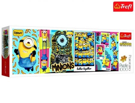 Trefl Panoramatické puzzle 1000 - Mimoni