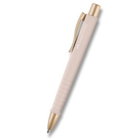 Kuličkové pero Faber-Castell Poly Ball Urban Gold XB, světle růžová