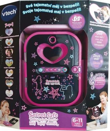 Vtech Kidi Secret Safe - Můj tajný deník - černý