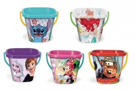 Kbelík čtvercový Disney 2L, plast, mix druhů