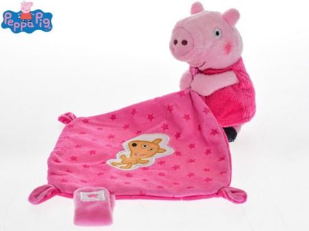 Peppa Pig Peppina usínáček 11cm plyšový růžový