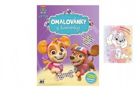 Omalovánky s kamínky - Tlapková patrola