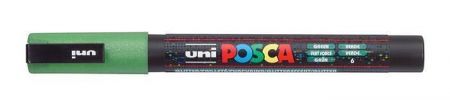 Akrylový popisovač &quot;Posca PC-3M&quot;, jasně zelená, 0,9-1,3mm, UNI