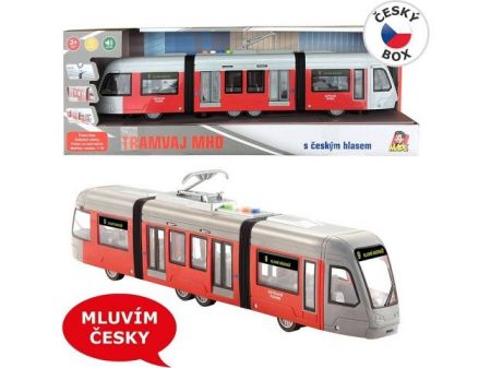 Tramvaj na setrvačník, se světlem a hudbou