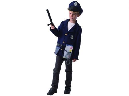 Šaty na karneval - policista, 120 - 130 cm