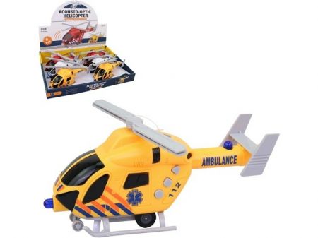 Helikoptéra, světlo, zvuk 20 cm