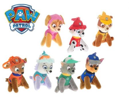 Paw Patrol přívěšek na klíče plyšový 10cm 