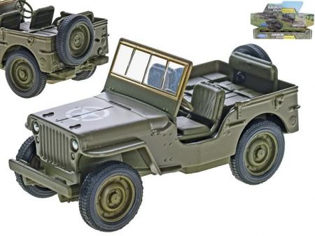 Jeep Willys MB 10,5cm kov zpětný chod