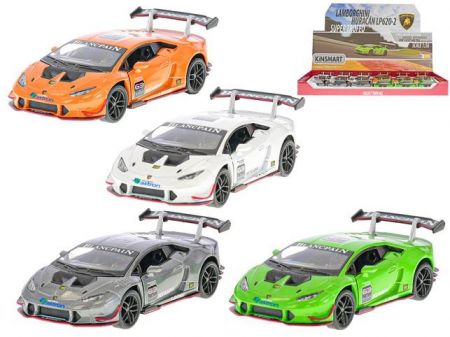 Lamborghini Huracan LP620-2 1:36 12cm kov zpětný chod, 4 barvy