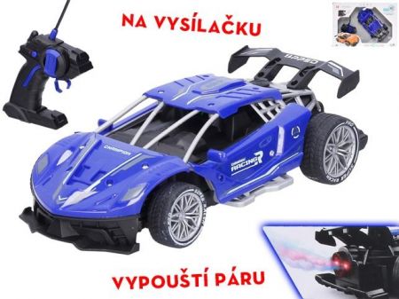 Auto závodní kouřící RC na dálkové ovládání 22 cm