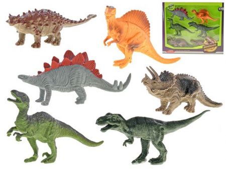 Dinosaurus 14-17cm 6ks v krabičce