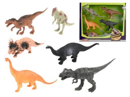 Dinosaurus 14-17cm 6ks v krabičce