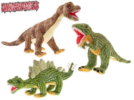 Dinoworld dinosaurus plyšový 50-60cm 3druhy 0m+