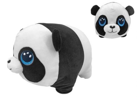 Panda plyšová 18cm spandex 0m+ v sáčku