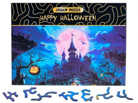 Puzzle Halloween 75x50cm 468dílků v krabičce