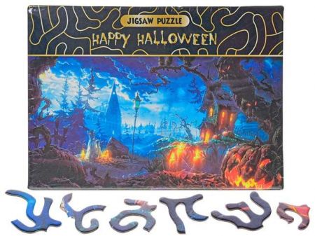 Puzzle Halloween 75x50cm 468dílků v krabičce