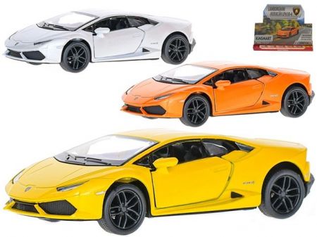 Auto Lamborghini Huracan LP610-4 13cm 1:36 kov zpětný chod 3barvy