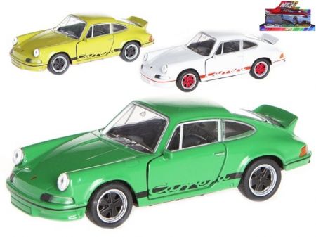 Porsche Carrera RS 12cm kov zpětný chod 3barvy