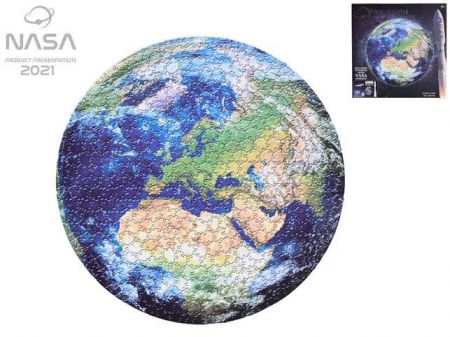 NASA puzzle kulaté 48cm 500ks 9+ v krabičce