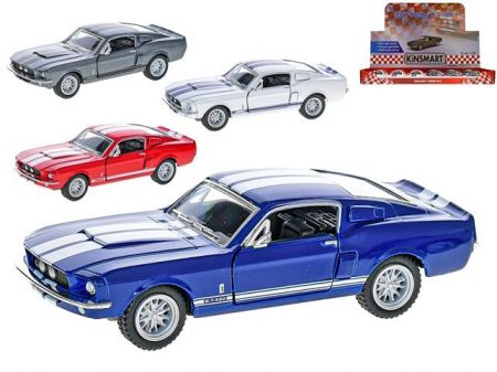 Auto 1:38 Ford Shelby GT500 1967 13cm kov na zpětný chod 4barvy