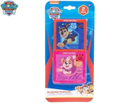 Paw Patrol logická hra posuvné puzzle 2ks na kartě