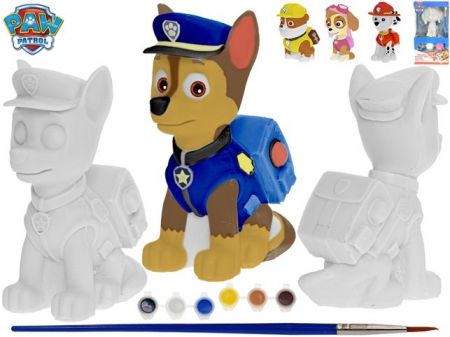 Paw Patrol - malování na figurku 4druhy v krabičce