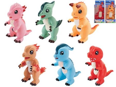 Dinosaurus pohyblivé části 15cm 6druhů v krabičce