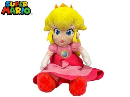 Nintendo - Princezna Peach 28cm plyšová stojící 0m+