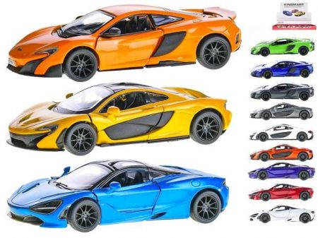 McLaren P1, 675LT, 720S 12,5cm 1:36 kov na zpětný chod 3druhy 4barvy