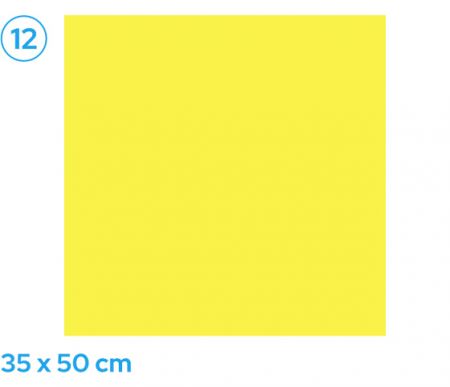 Papír barevný 35 x 50cm žlutý světle