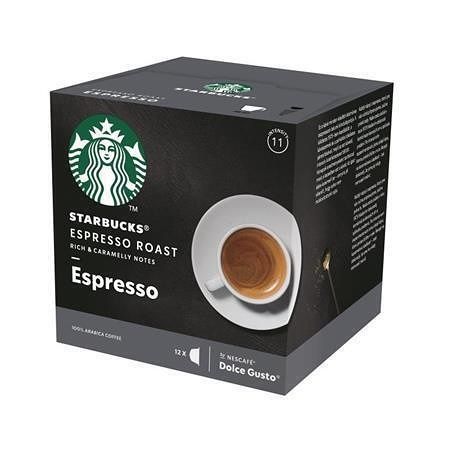 Kávové kapsle &quot;Espresso Roast&quot;, 12ks, STARBUCKS by Dolce Gusto