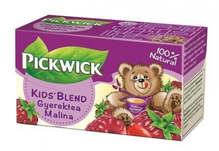 Ovocný čaj &quot;Kid&#39;s Blend&quot;, malina, 20 x 1,5 g, PICKWICK