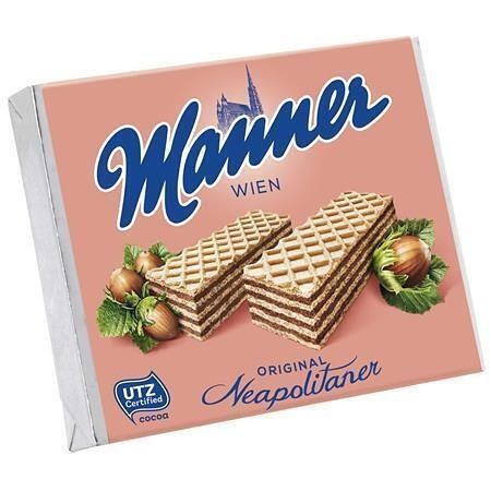 Oplatky &quot;Manner Neapolitan&quot;, kakaové-oříškové, 75g