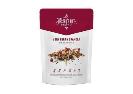 Granola &quot;Veryberry&quot;, rybíz, 60 g, HESTER`S LIFE