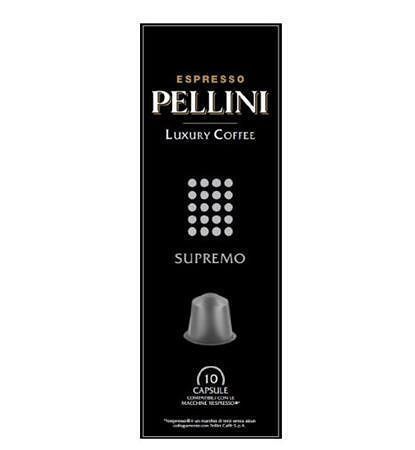 Kávové kapsle &quot;Supremo&quot;, 10ks, PELLINI, do kávovarů Nespresso®